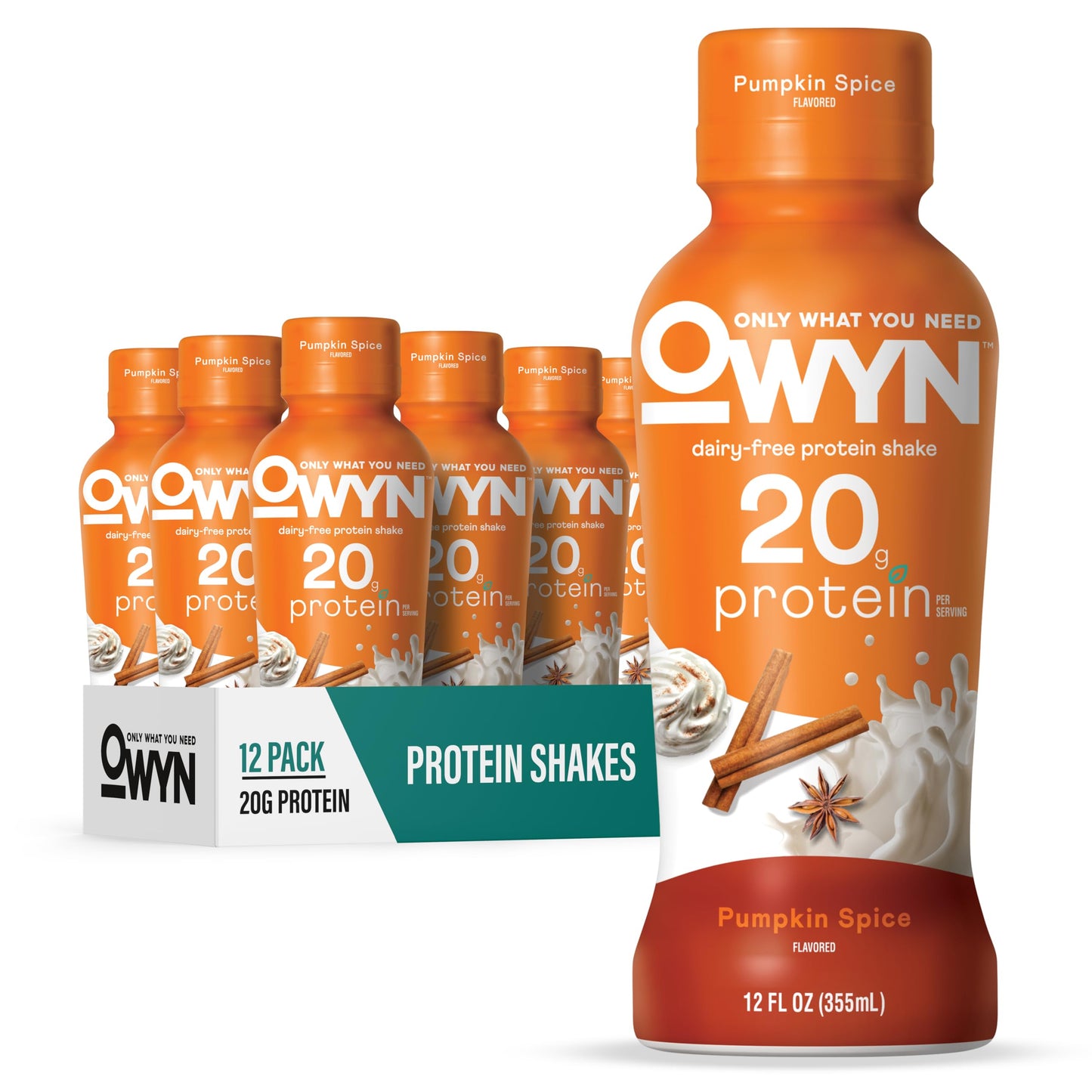 OWYN Only What You Need Strawberry Banana Flavored 20g Protein Shake, 12 Ct