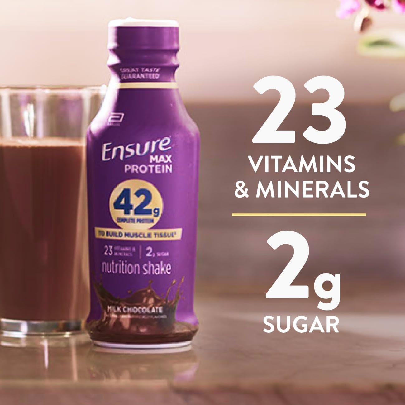 Ensure Max Protein Milk Chocolate Shake, 42g High Protein, 12 Pack