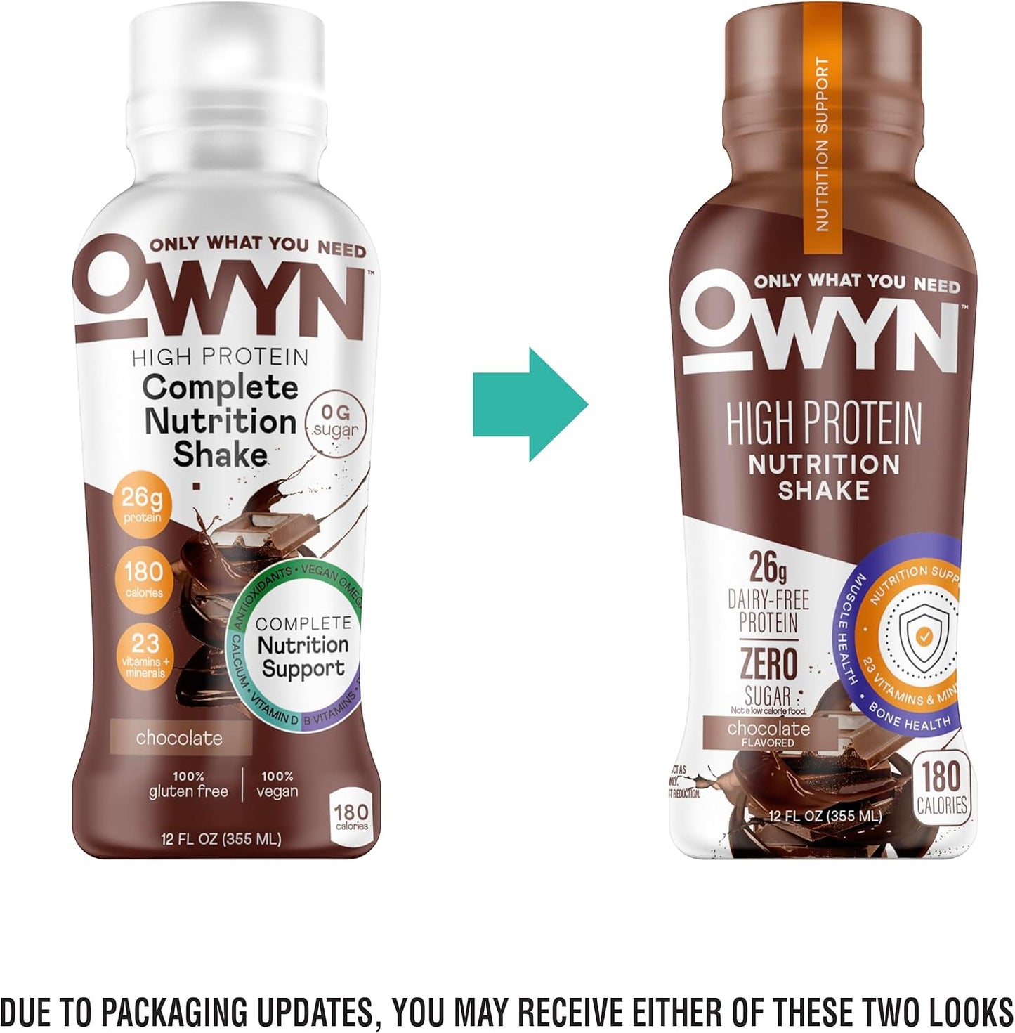 OWYN Only What You Need 26g High Protein Shake, Variety Pack, 12 Ct