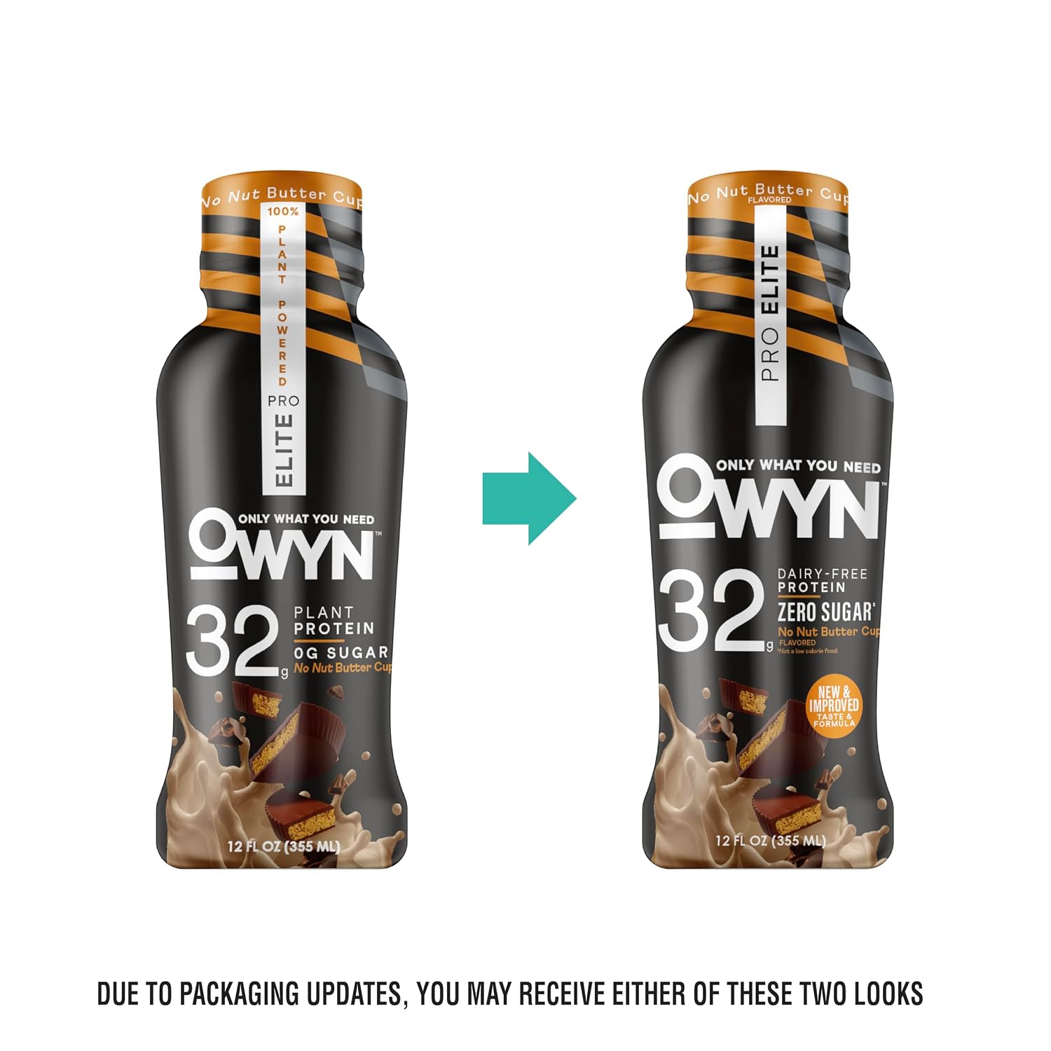 OWYN Only What You Need 32g No Nut Buttercup Flavored Protein Shake, 12 Ct