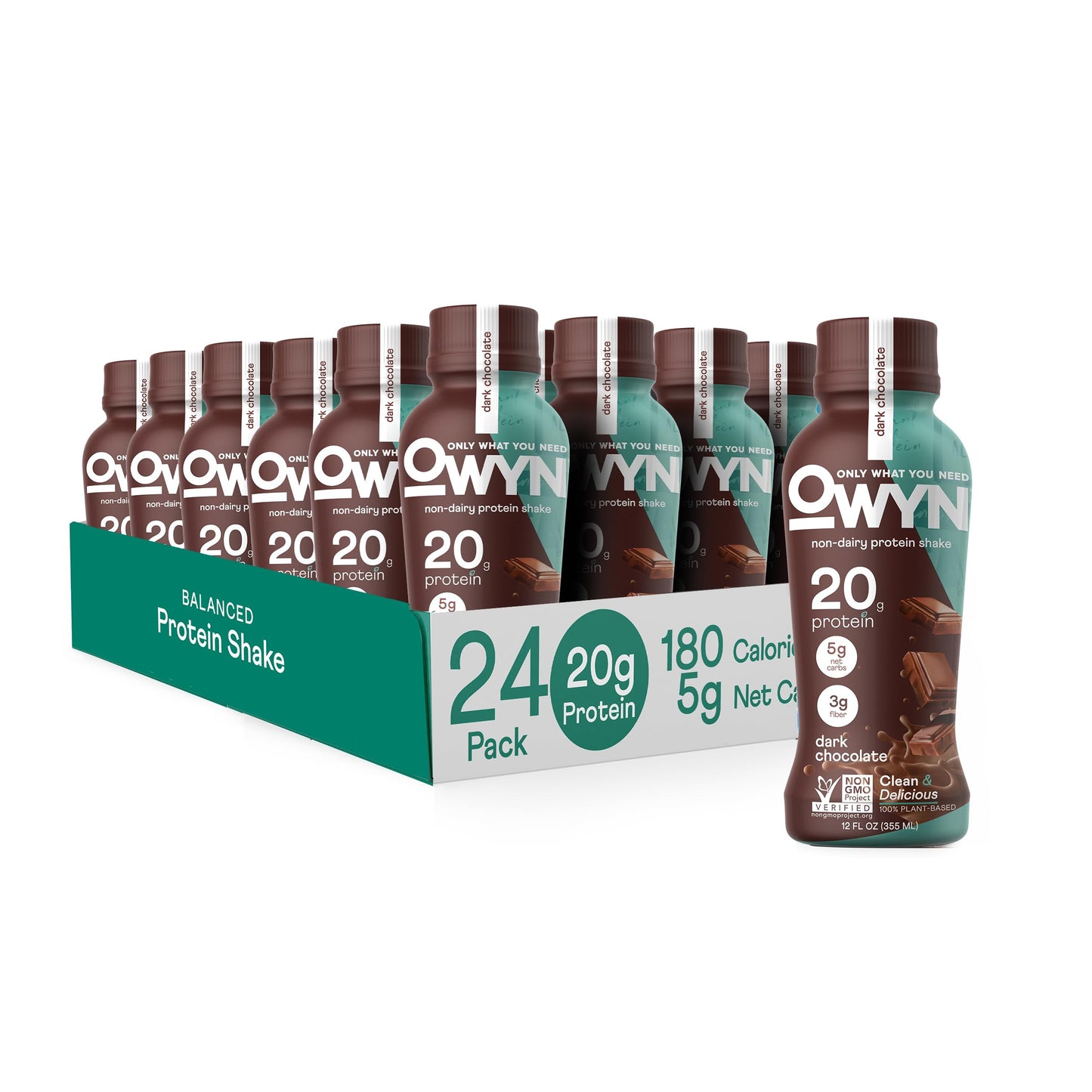 OWYN Only What You Need Strawberry Banana Flavored 20g Protein Shake, 12 Ct