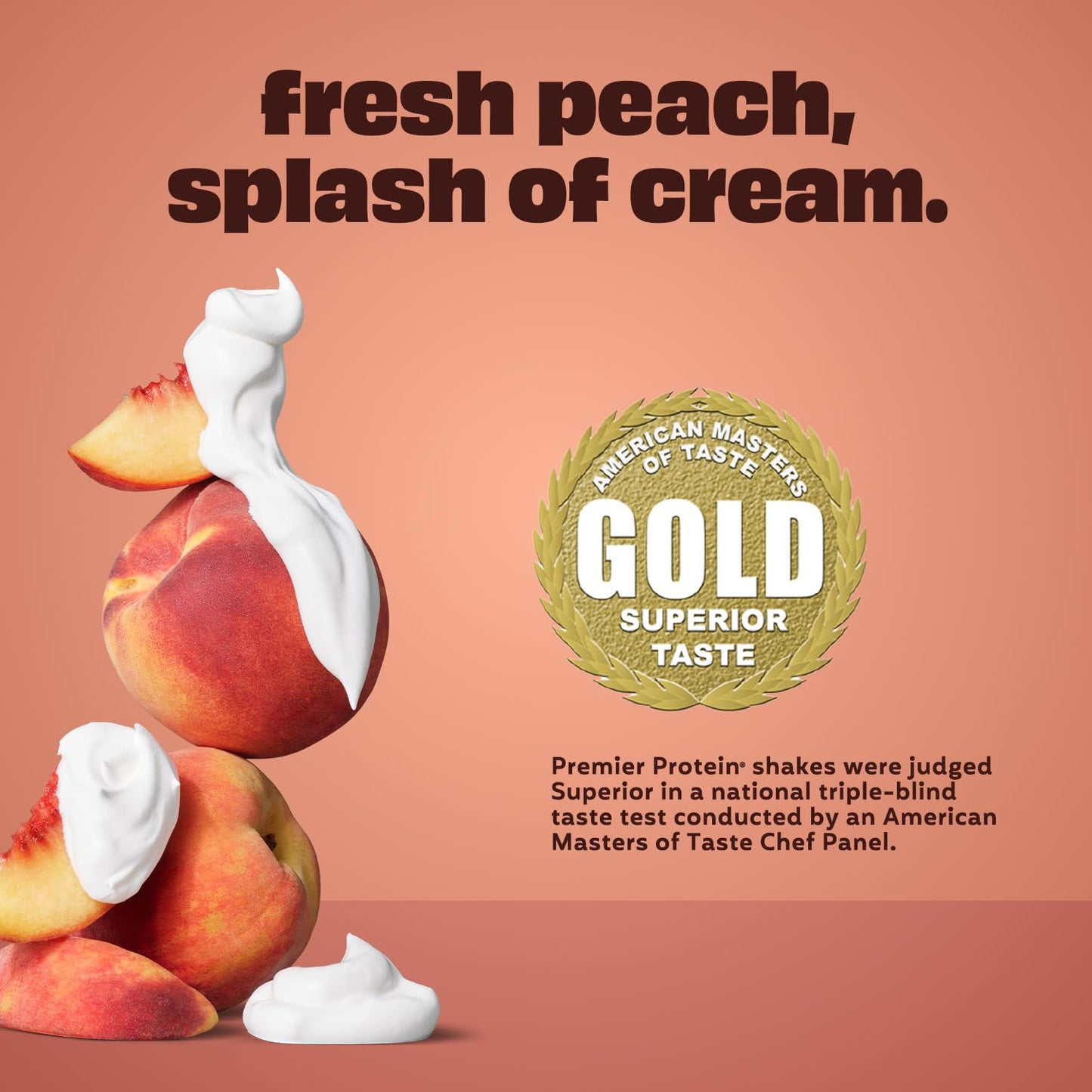 Premier Protein 30g High Protein Shake, Peaches & Cream, 12 Pack