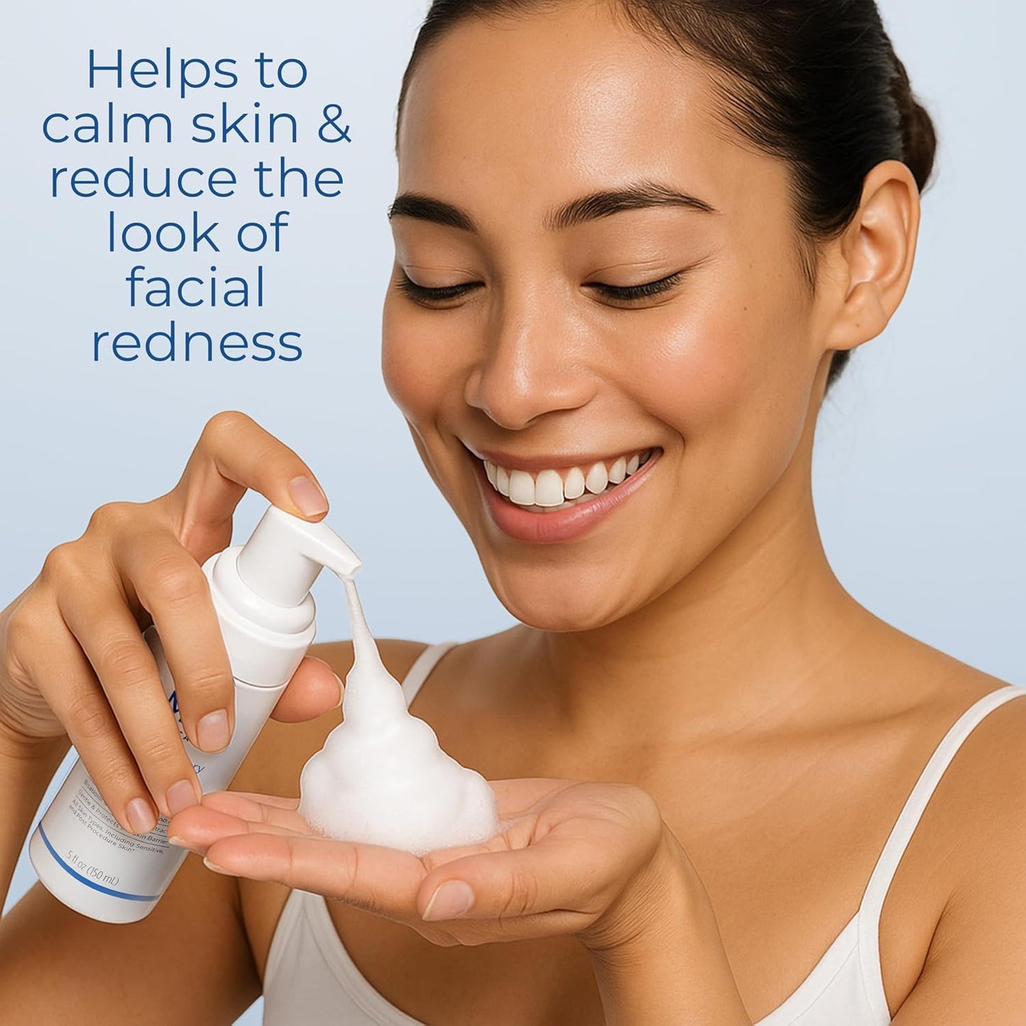 EltaMD Skin Recovery Amino Acid Foaming Facial Cleanser, Gentle Face Cleanser for Sensitive Skin, 1.0 Fl Oz