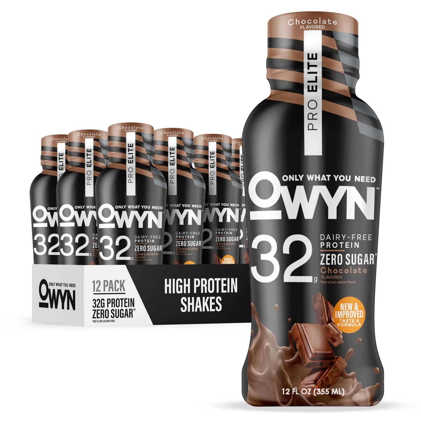 OWYN Only What You Need 32g No Nut Buttercup Flavored Protein Shake, 12 Ct