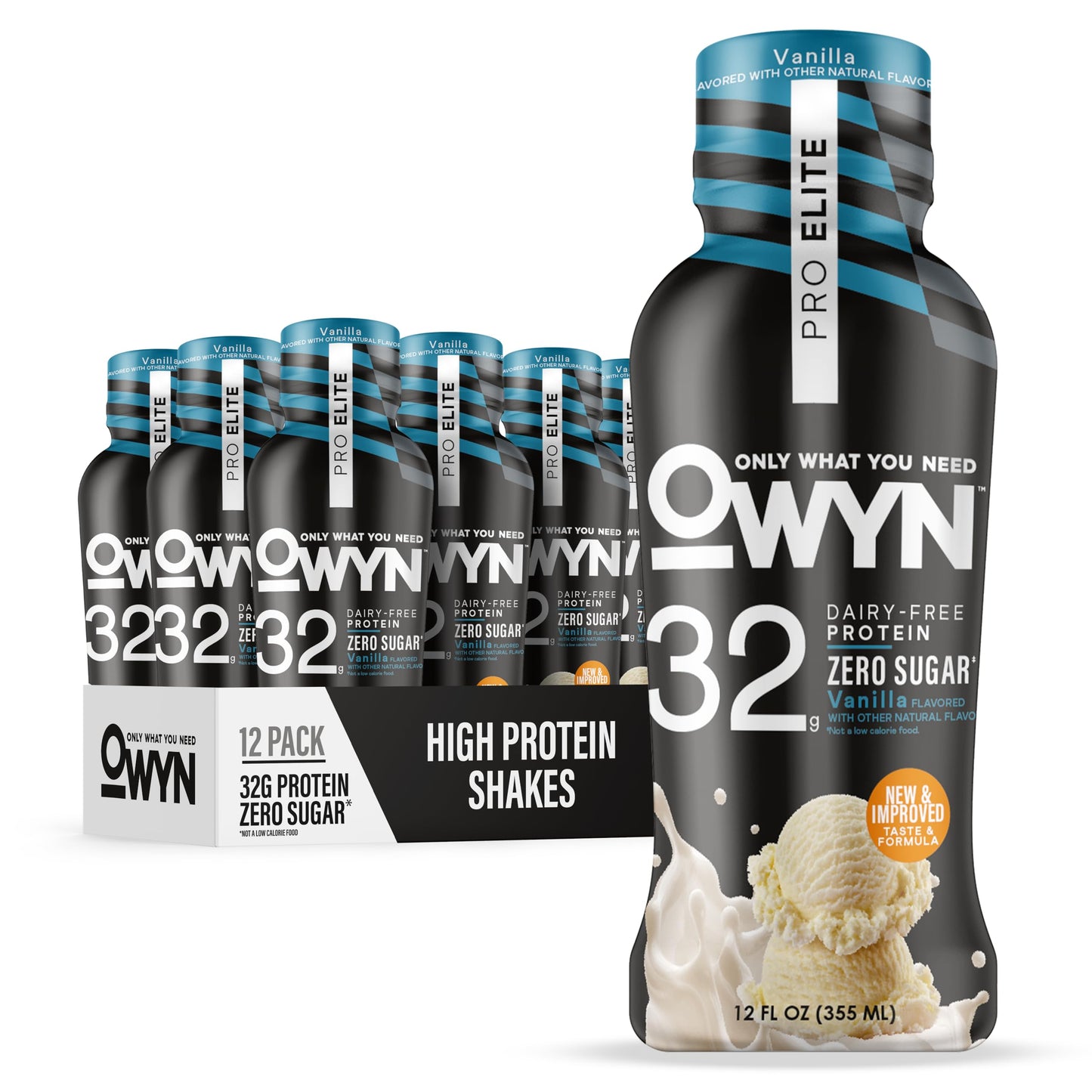 OWYN Only What You Need 32g No Nut Buttercup Flavored Protein Shake, 12 Ct