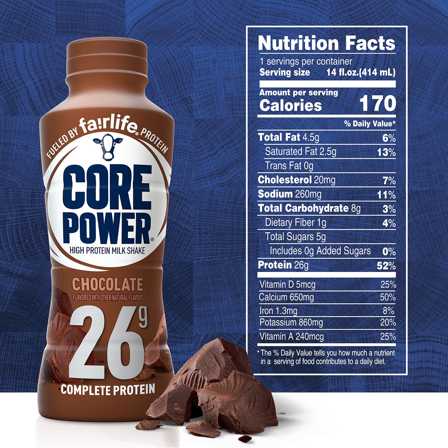 Core Power Protein Shake, Strawberry Banana, 26g Bottle, 14oz, 12 Pack